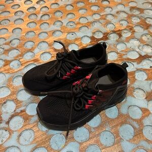 RBX Kids Black and Red Sneakers